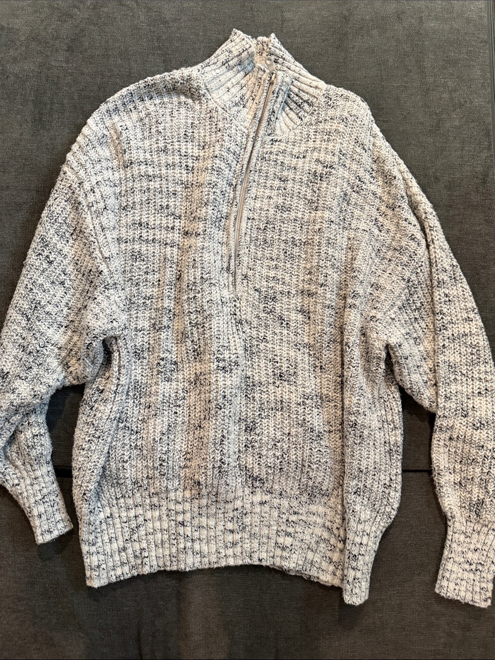 Chill side quarter zip sweater